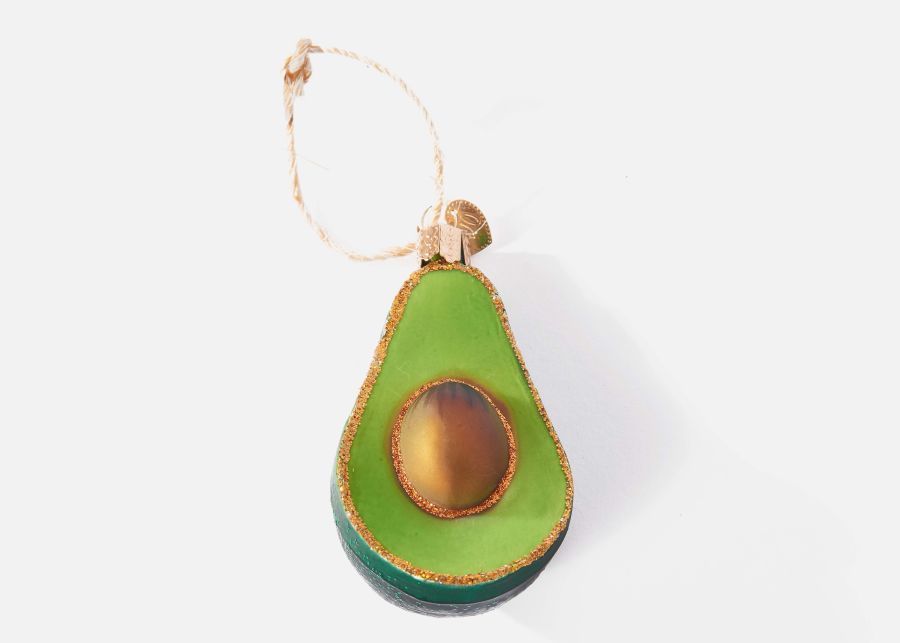 Full View of Avocado Ornament image number 0